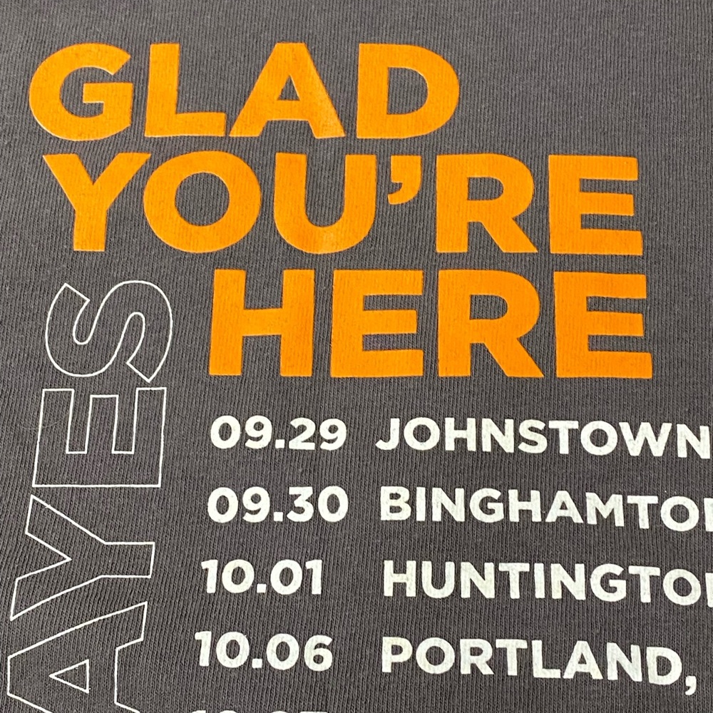 Glad Your Here Walker Hayes Tour Unisex XL Shirt - Picture 7 of 10